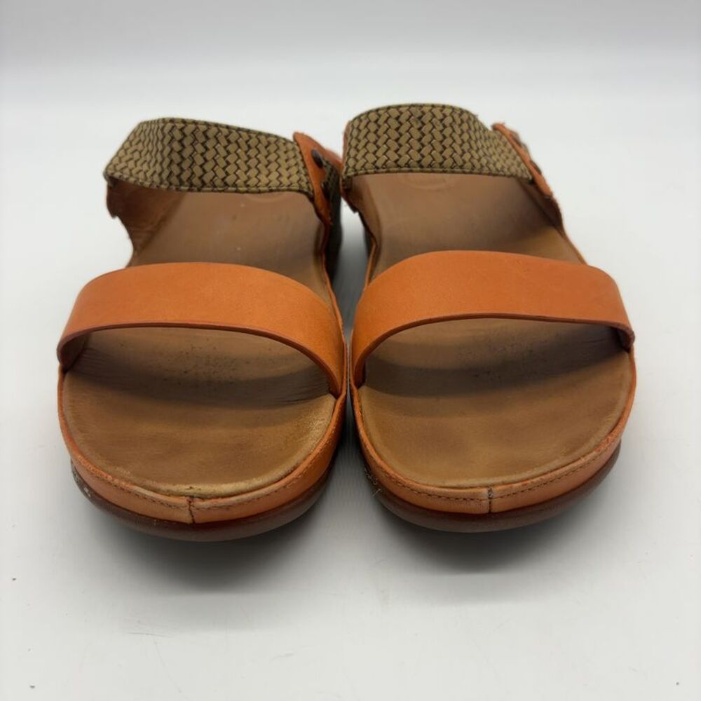 Fitflops Tan Leather Slide Sandals